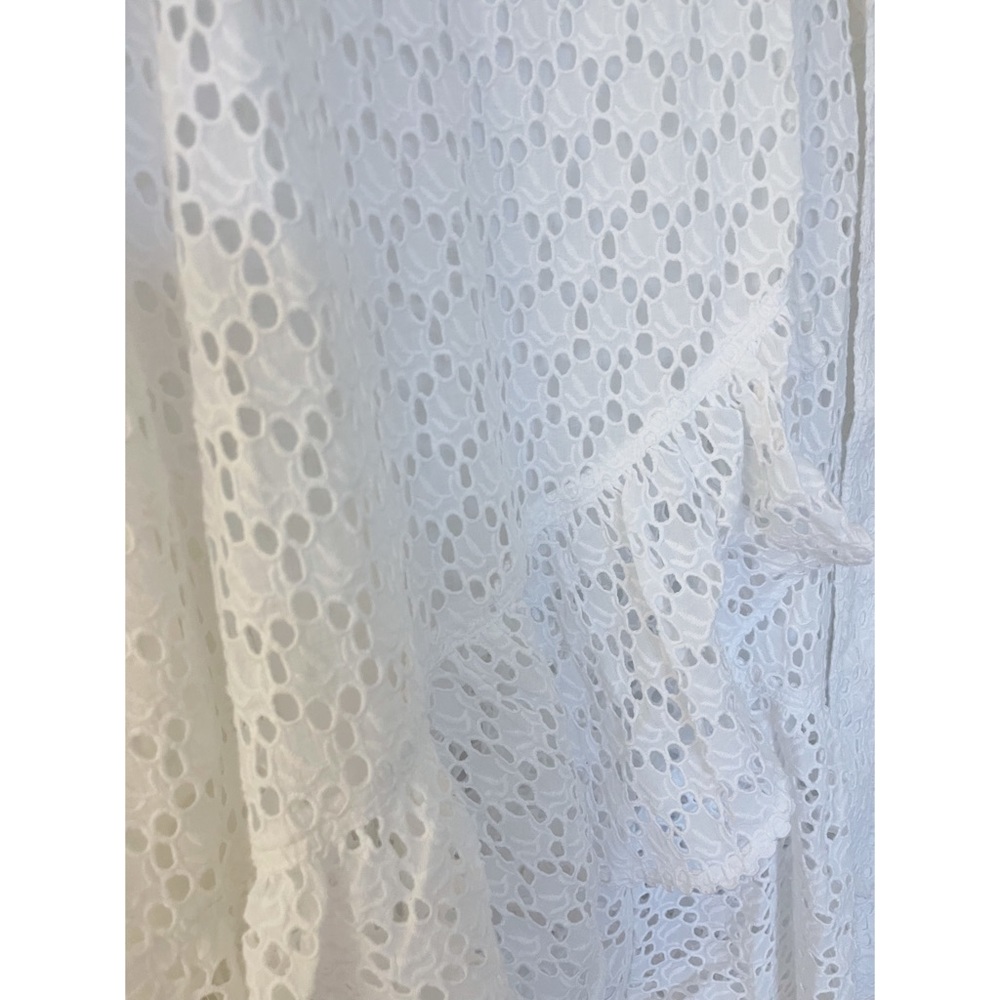 Polo Ralph Lauren ~ Eyelet Midi Wrap Skirt in white - Picture 6 of 8